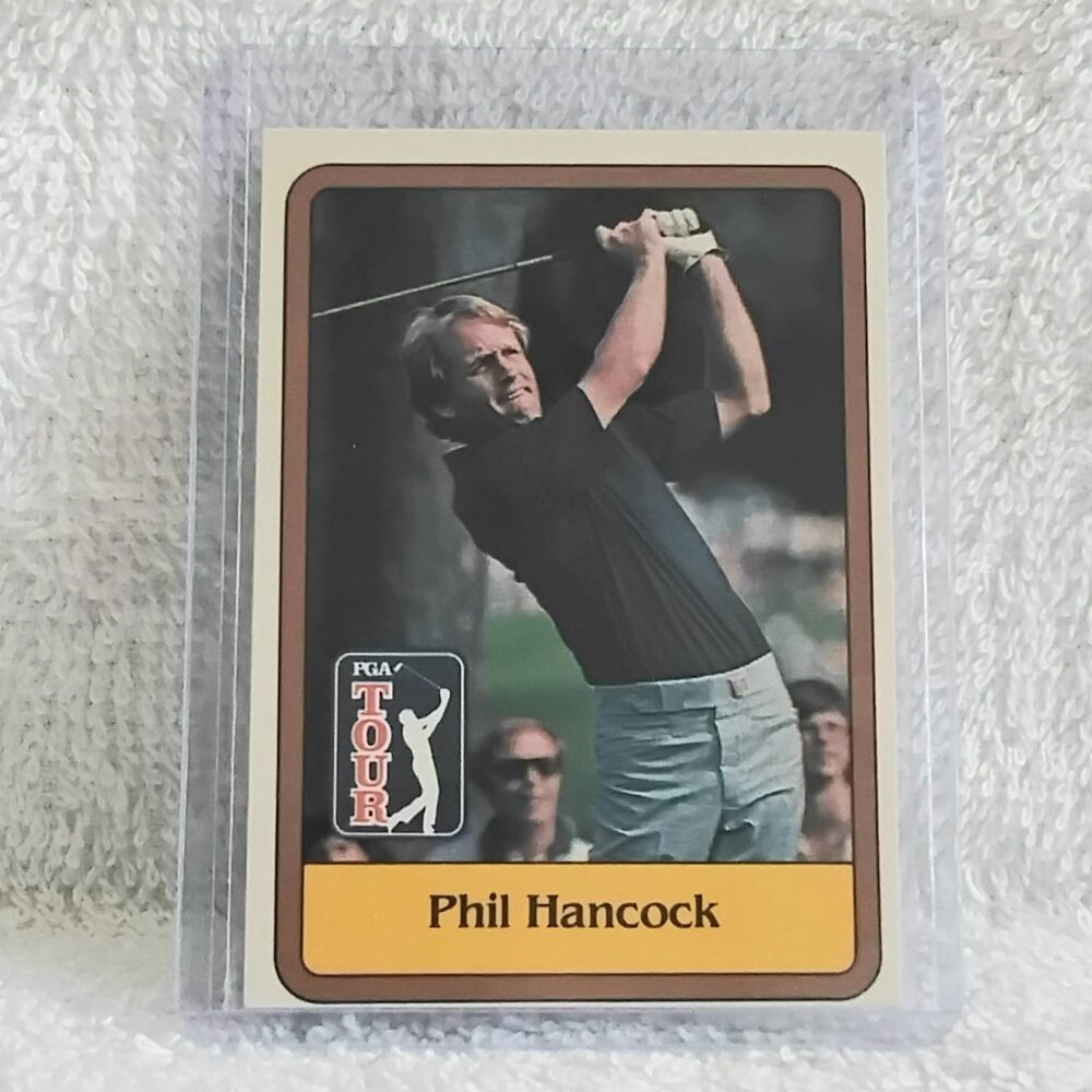 5/$20 E/NM 1981 Donruss Golf Inaugural Phil Hancock PGA Tour Card 43!!